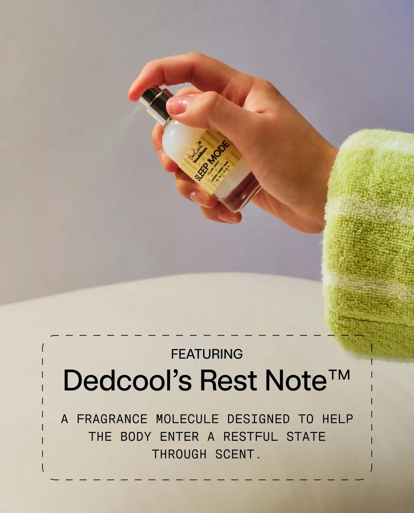 DedCool x Brooklinen Sleep Mode Mini Pillow Spray