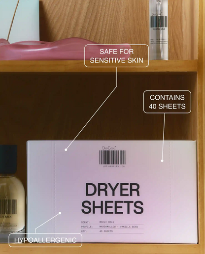 Dryer Sheets in Mochi Milk
