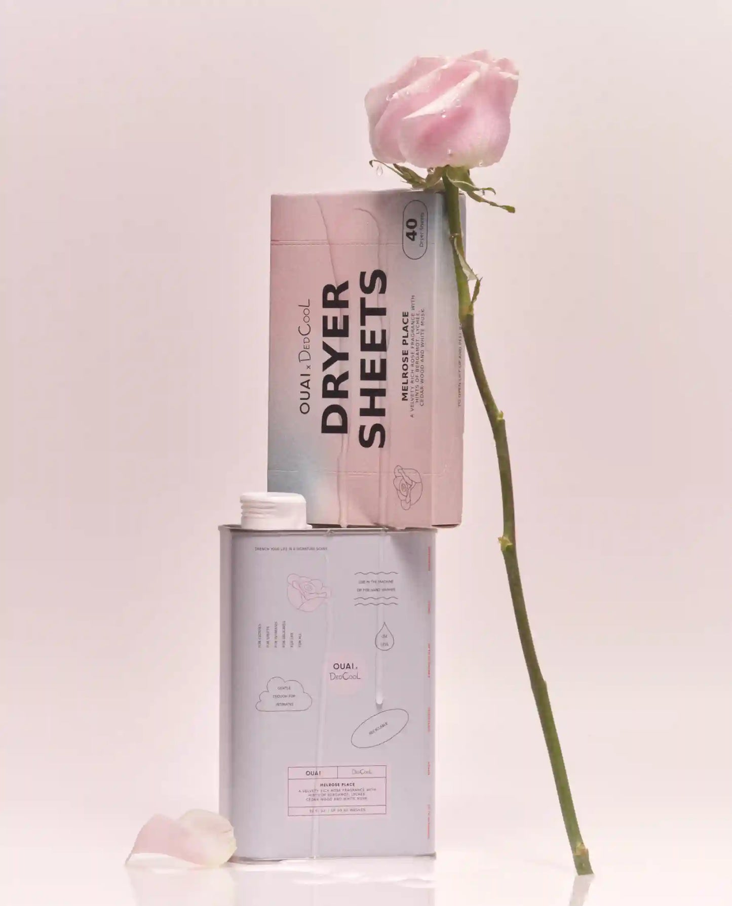 DedCool x OUAI Melrose Place Dryer Sheets