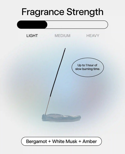 Incense + Holder Set in Xtra Milk
